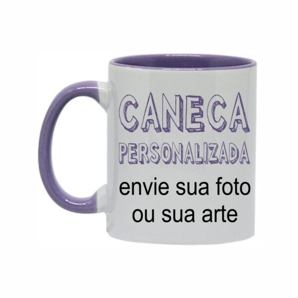 Caneca Personalizada - Interior Lilás